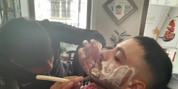 Barber střih, balíček pro otce a syna či kompletní péče vč. masky a masáže