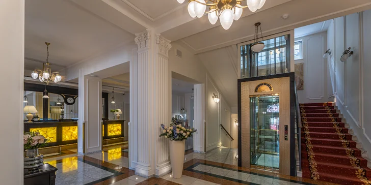 5* luxus v Karlových Varech: božské snídaně a wellness s vířivkou, bazénem a saunami