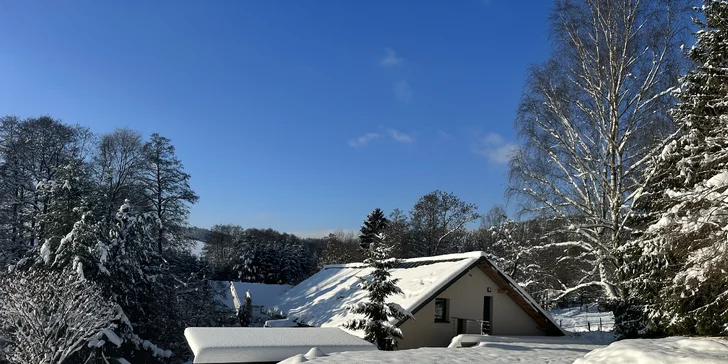 Apartmány v Krkonoších se 3 hod. privátního wellness pro dva i rodinu