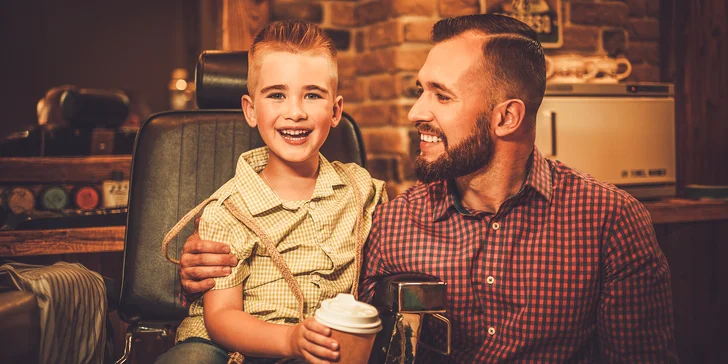 Barber střih, balíček pro otce a syna či kompletní péče vč. masky a masáže