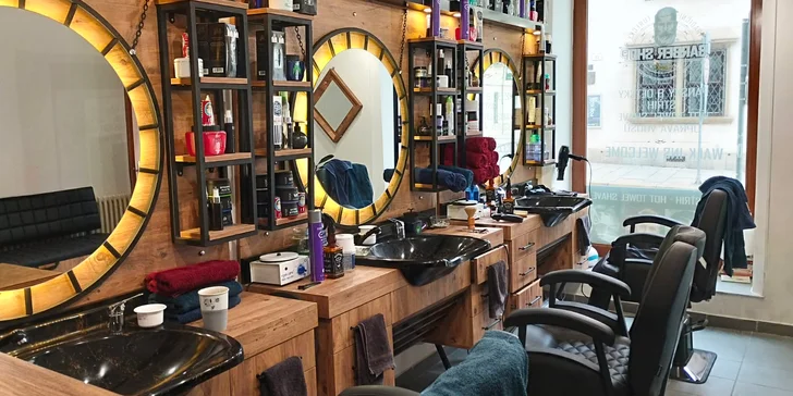 Barber střih, balíček pro otce a syna či kompletní péče vč. masky a masáže