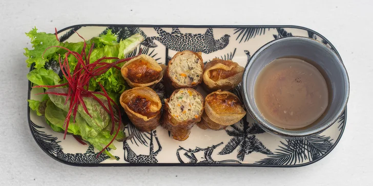 Smažené i nesmažené závitky, Bún Nam Bộ a Phở pro 2 osoby