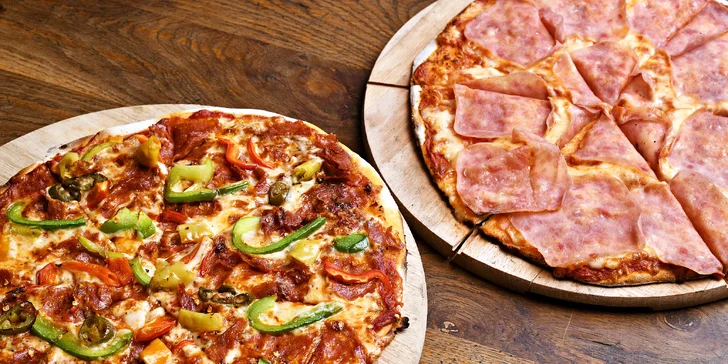 Jedna nebo dvě pizzy podle výběru ze 12 druhů v pražské Krči