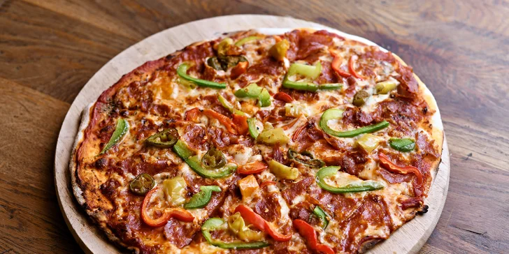 Jedna nebo dvě pizzy podle výběru ze 12 druhů v pražské Krči