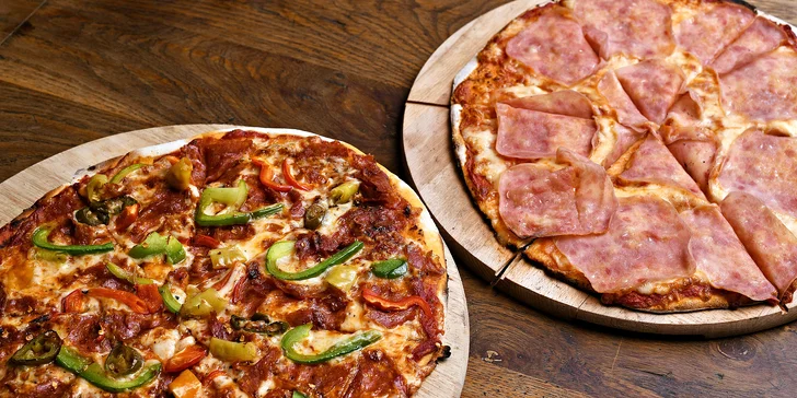 Jedna nebo dvě pizzy podle výběru ze 12 druhů v pražské Krči