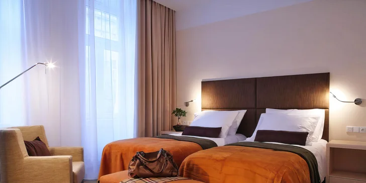 Moderní boutique hotel v srdci Prahy: 1–4 noci a po každé z nich snídaně