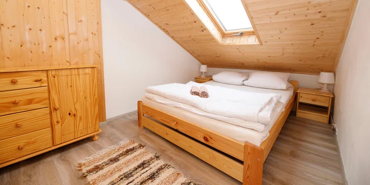 Odpočinek na Vysočině: snídaně a 2 hodiny v privátním wellness