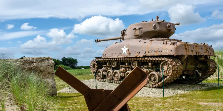 2. světová válka a vylodění: Normandie, Belgie a Lucemburk s dopravou, ubytováním i snídaní