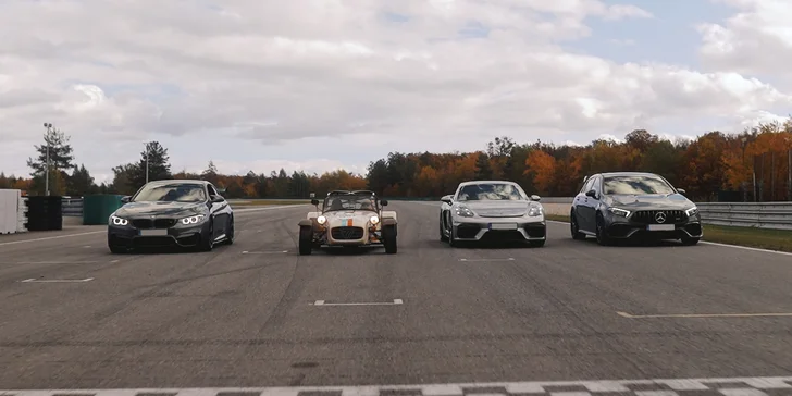 Trackday na Autodromu Most: 1–4 kola na velkém i malém okruhu v nabušené káře i celý den ve vlastním voze