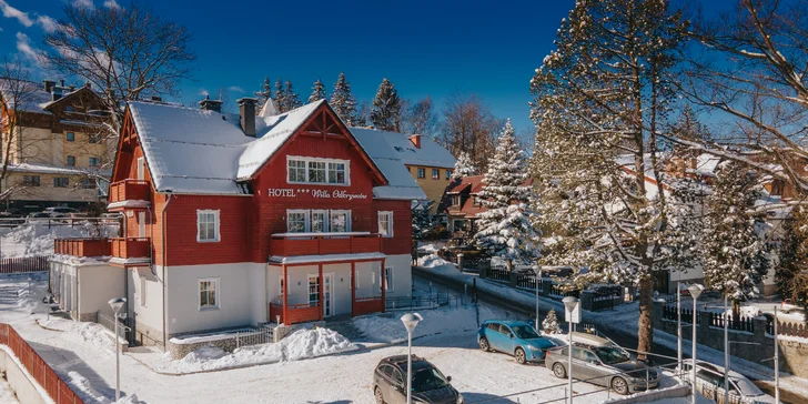 Polské Krkonoše: dovolená v hotelu se snídaní nebo polopenzí, hodina v privátní sauně