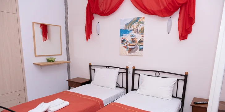 Dovolená v Řecku: 7 nocí ve studiu s kuchyňkou a zpáteční letenka