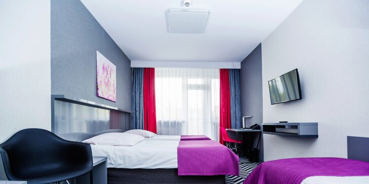 Pobyt v krásném hotelu v srdci Krakova: moderní pokoje a snídaně
