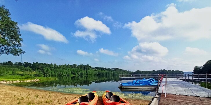 Krásná dovolená u jezera: pobyt v Polsku se snídaní či polopenzí a wellness