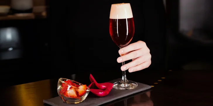 Valentýnské menu pro 2 osoby podávané v restauraci 5* hotelu Hilton Prague Old Town
