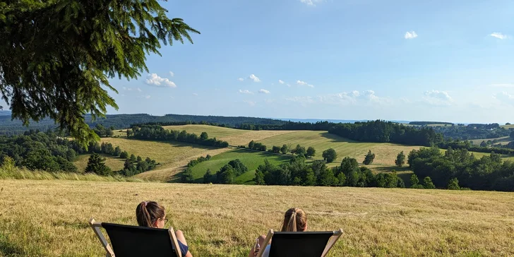 Pobyt se snídaní a výhledem na hory: klid a krásná příroda na pomezí Jeseníků a Orliček