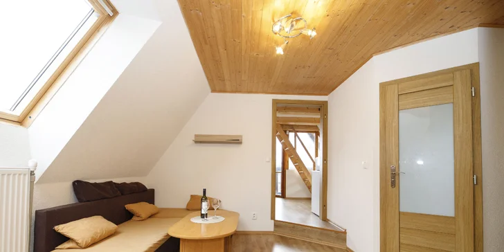 Dovolená v chatě na Lipně: apartmány pro 5 osob nebo celá chata až pro 10 osob