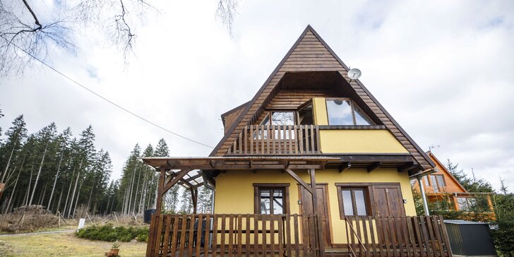 Dovolená v chatě na Lipně: apartmány pro 5 osob nebo celá chata až pro 10 osob