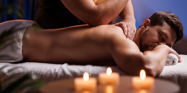Relax s masážní svíčkou: masáž obličeje a dekoltu i paží a dlaní nebo zad