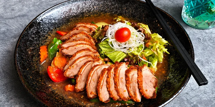Putování za asijskou gastronomií: degustační menu včetně sklenky nebo láhve prosecca pro dva