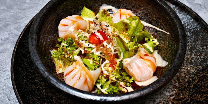 Putování za asijskou gastronomií: degustační menu vč. sklenky prosecca pro dva