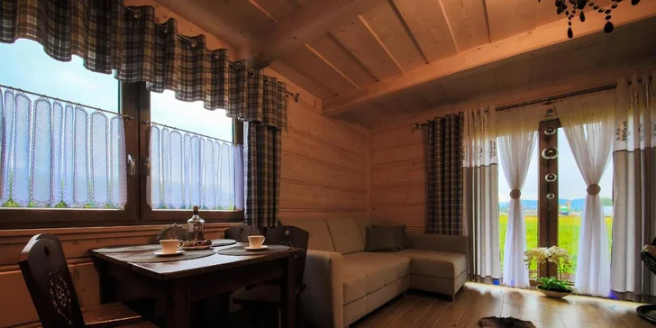 Polské Tatry: chaty s vířivkou nebo vila s vířivkou a bazénem až pro 18 osob