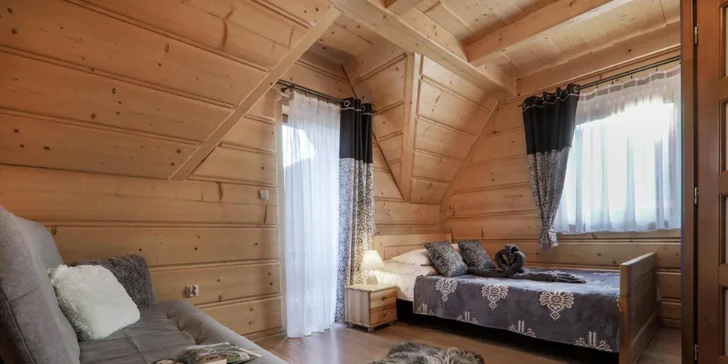 Polské Tatry: chaty s vířivkou nebo vila s vířivkou a bazénem až pro 18 osob