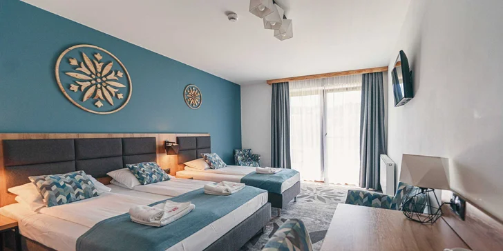 Božský relax Białce Tatrzańskej: bazén a spa, polopenze a nedaleko aquapark Terma Bania