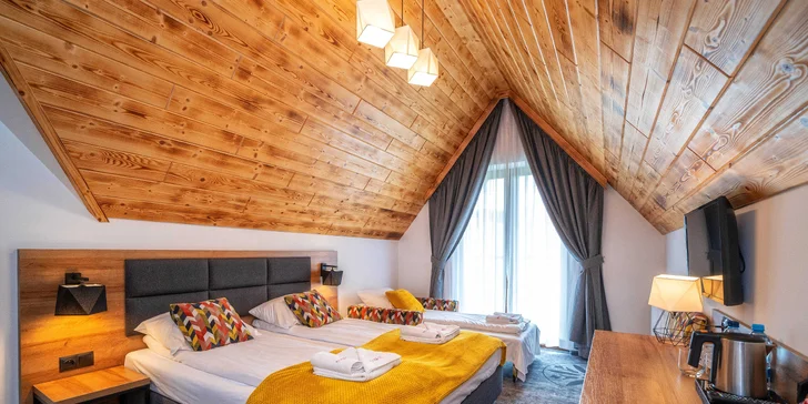 Božský relax v polských Tatrách: pobyt se snídaní či polopenzí a wellness