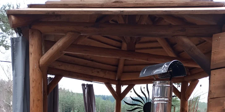 Privátní wellness na chatě s grilem, ohništěm a pískovištěm: 3 nebo 4 hodiny