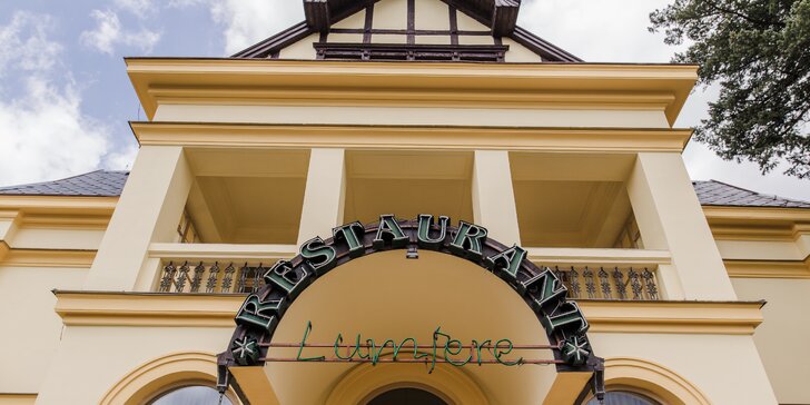 Romantický hotel na okraji Prahy: pobyt se snídaní či polopenzí, možnost privátní sauny