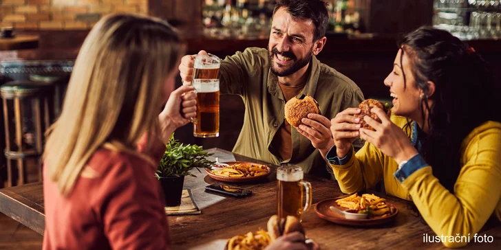 Hodnotový voucher na 250–500 Kč na cokoli z menu lodi Kamina na Vltavě