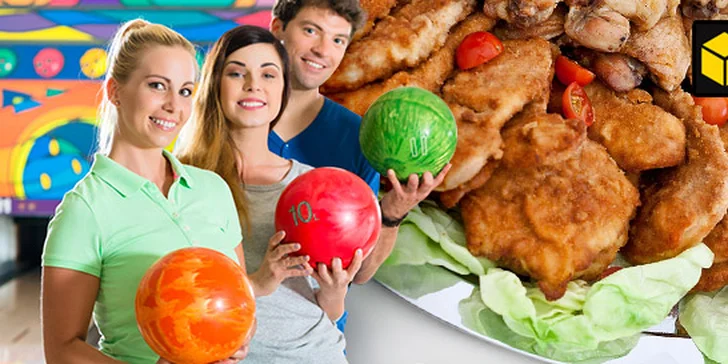 Hodina bowlingu a kilo řízků navrch