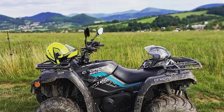 Zapůjčení čtyřkolky s objemem 520 ccm na 3 hod. pro 1 osobu