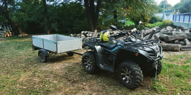 Zapůjčení čtyřkolky s objemem 520 ccm na 3 hod. pro 1 osobu
