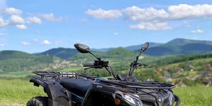 Zapůjčení čtyřkolky s objemem 520 ccm na 3 hod. pro 1 osobu