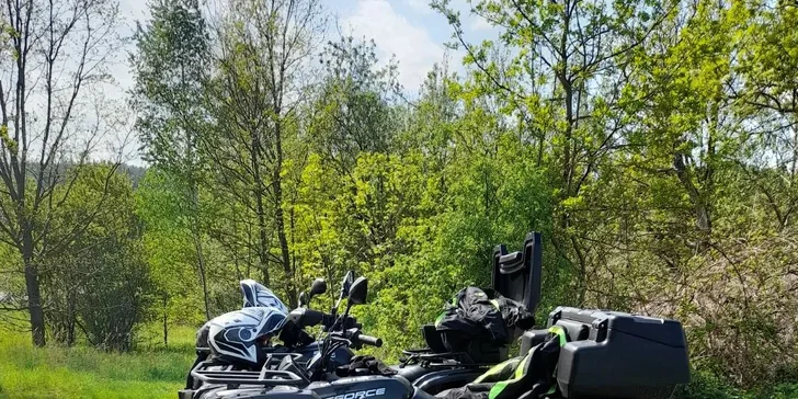 Zapůjčení čtyřkolky s objemem 520 ccm na 3 hod. pro 1 osobu