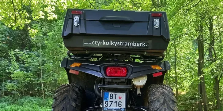 Zapůjčení čtyřkolky s objemem 520 ccm na 3 hod. pro 1 osobu