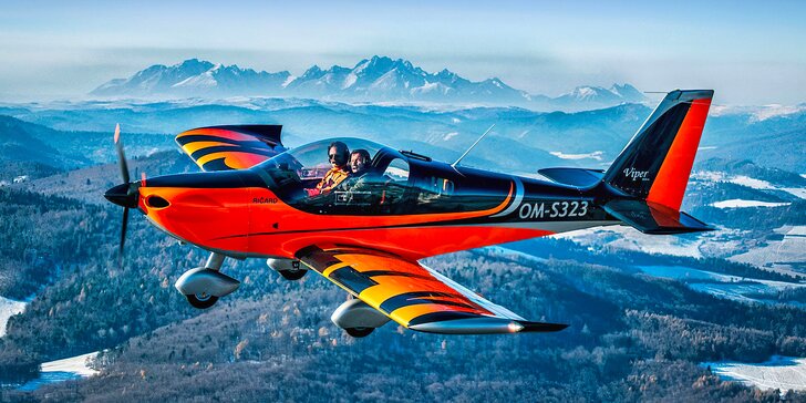 Vzneste se k nebesům: soukromý zážitkový let či pilotování letounu Attack Viper SD4