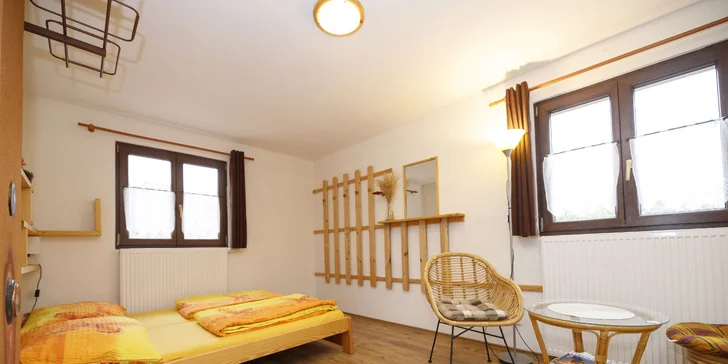 Dovolená v chatě na Lipně: apartmány pro 5 osob nebo celá chata až pro 10 osob