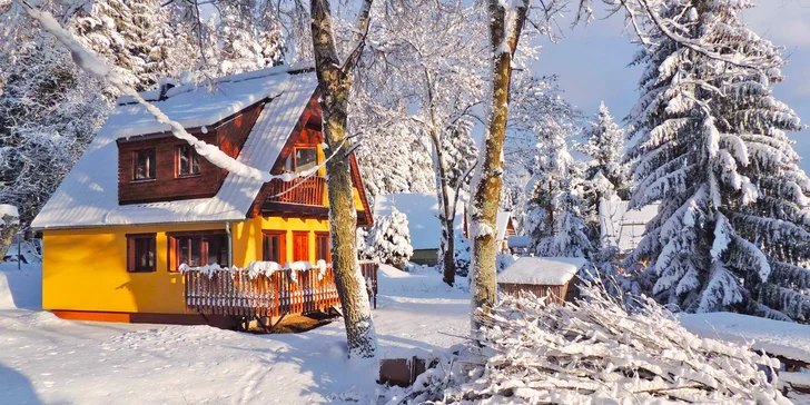 Dovolená v chatové osadě na Lipně: vybavené apartmány pro 5 osob a Lipno card