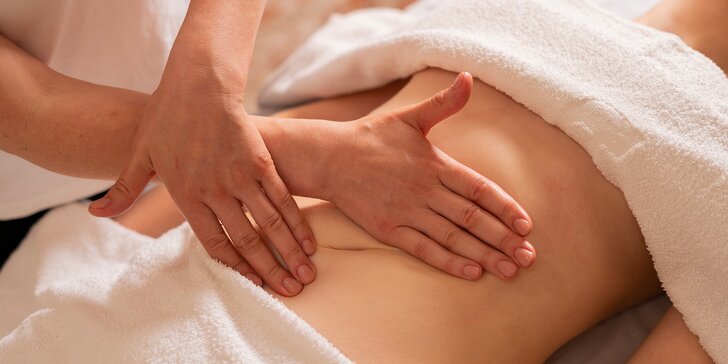60–70 minut relaxu: klasická regenerační nebo lymfatická masáž