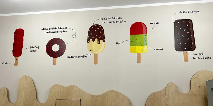 Domácí nanuky, zmrzlina v kelímku i káva dle výběru: latte, espresso i lungo