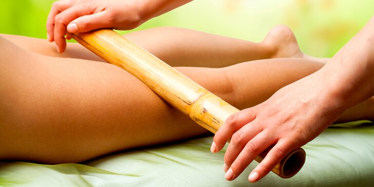 Thajská masáž bambusovým stonkem v délce 60-90 minut: proti ztuhlosti svalů i celulitidě