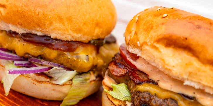 Dobrota pro 1 nebo 2 osoby: miniburger výběrem z 5 druhů i vč. hranolků