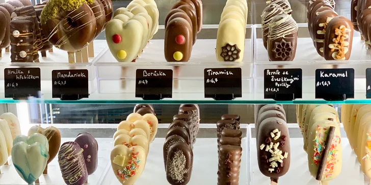 Domácí nanuky, zmrzlina v kelímku i káva dle výběru: latte, espresso i lungo