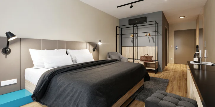 Pobyt v pokoji či apartmánu se snídaní v centru Plzně pro 2 nebo 3 osoby