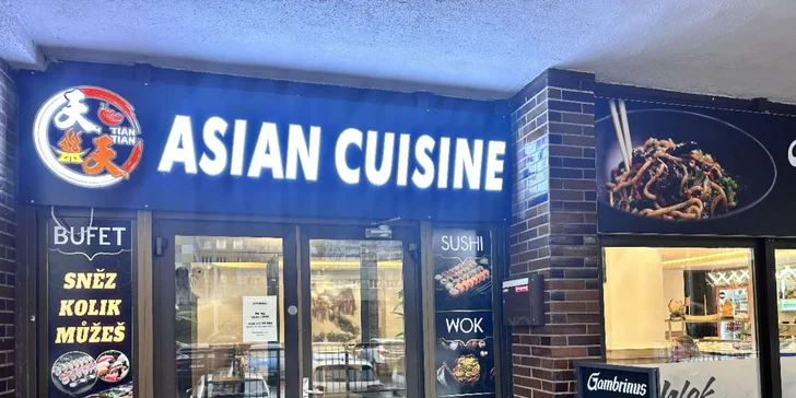 All you can eat oběd pro 1-2 osoby: sushi, knedlíčky a další asijské pokrmy