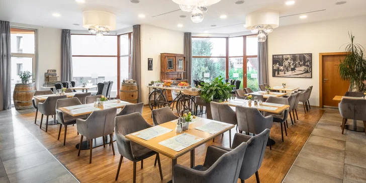 Vaším domovem se stane elegantní hotel Troja s příjemnou restaurací. 