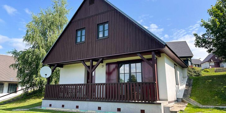 Chaty v Čisté v Krkonoších až pro 6 osob: sjezdovky, výlety a v létě bazén