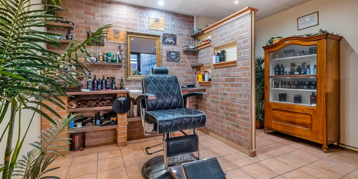 Barbershop: klasický střih, úprava vousů i pečující balíček
